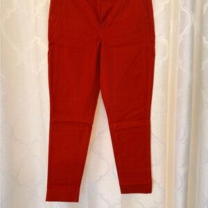 Banana Republic Women's Red Straight Leg Pants